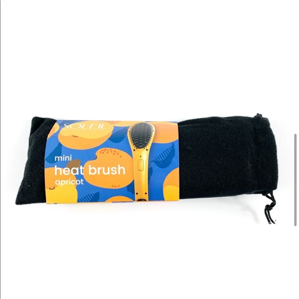 NEW Soleil Apricot Mini Heat Brush - NWT